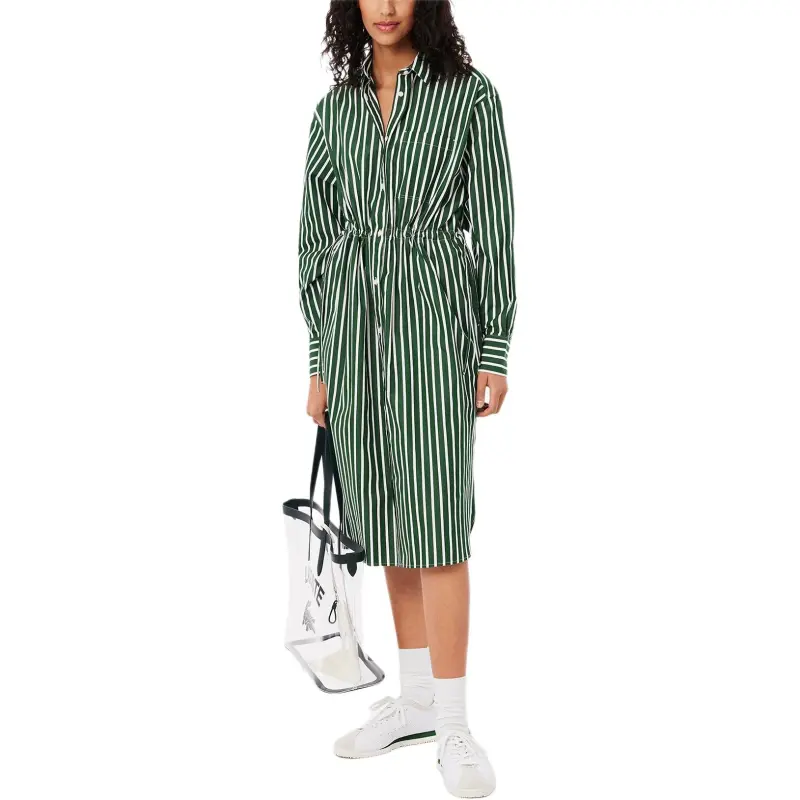 LACOSTE Poplin Shirt Dress-2