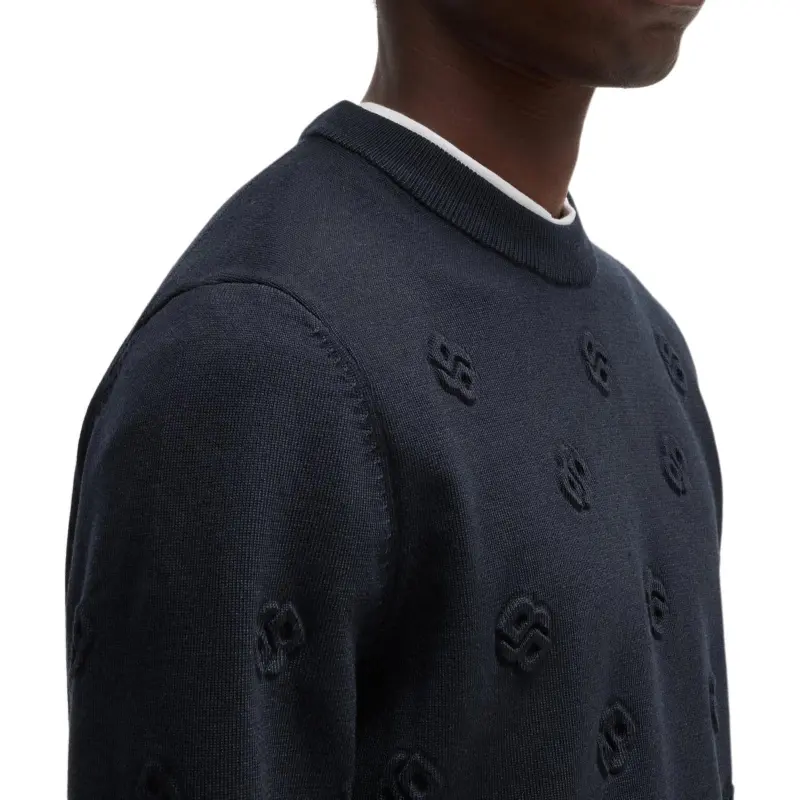 HUGO BOSS Sweaters Men Blue-4