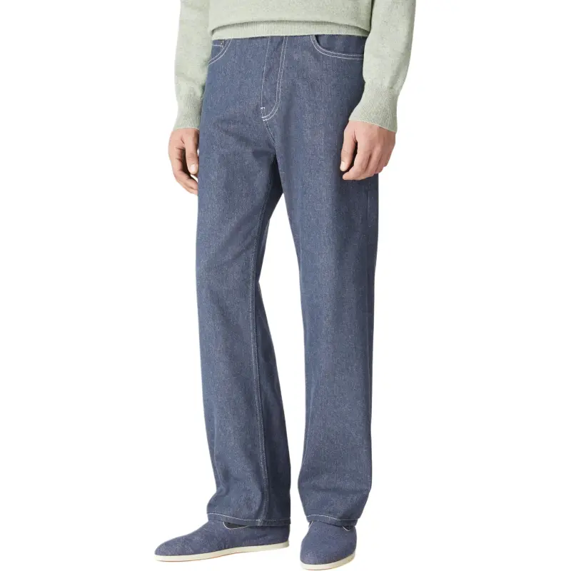 Loro Piana FW24 Jeans Men's Surging Blue-4