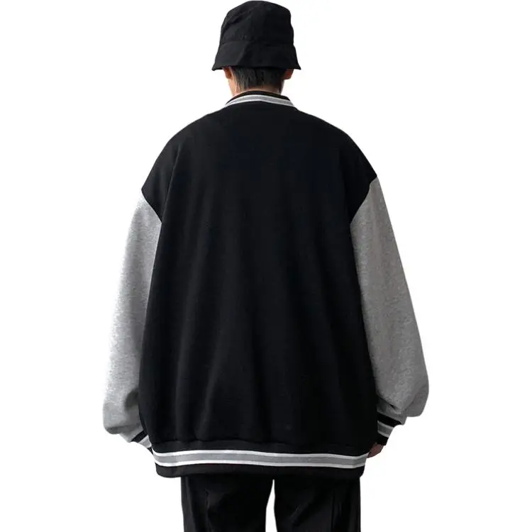 Small Columns Under The Sea Baseball Jacket Unisex-7