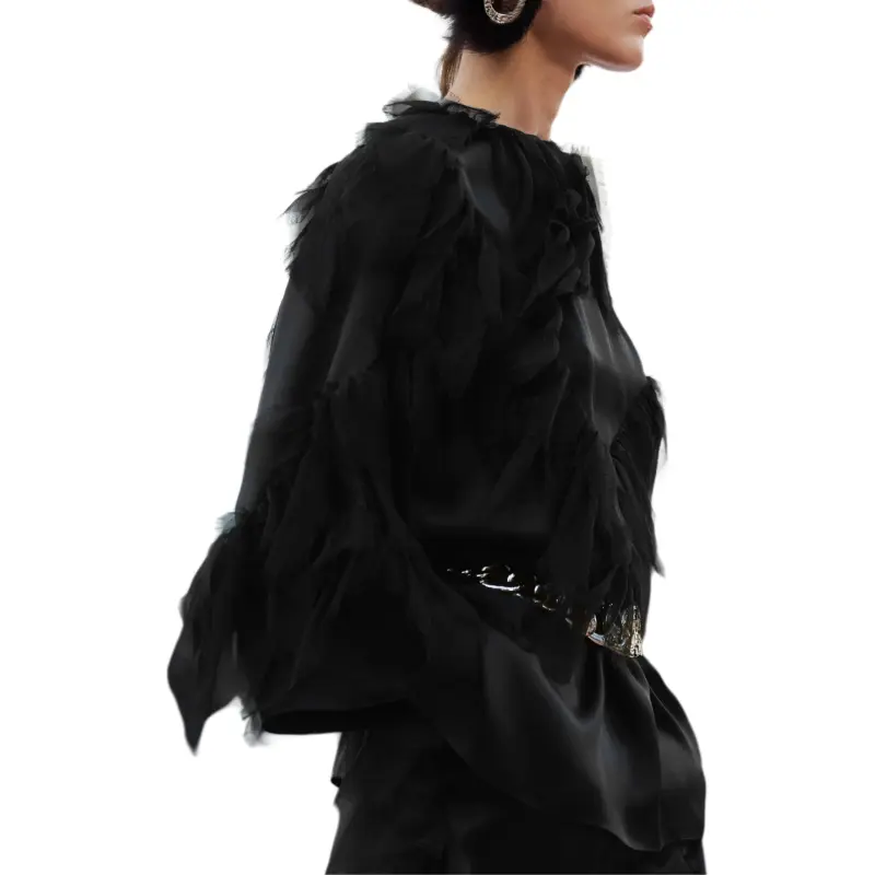 CHANEL Shirts Women's Black-1