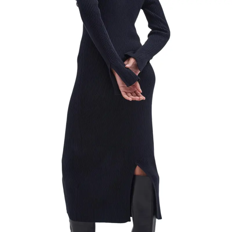 BARBOUR FW24 Long-Sleeved Dresses Women's Marine Blue-6