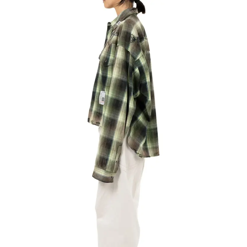 Maison Mihara Yasuhiro SS25 Shirt Women's Green-5