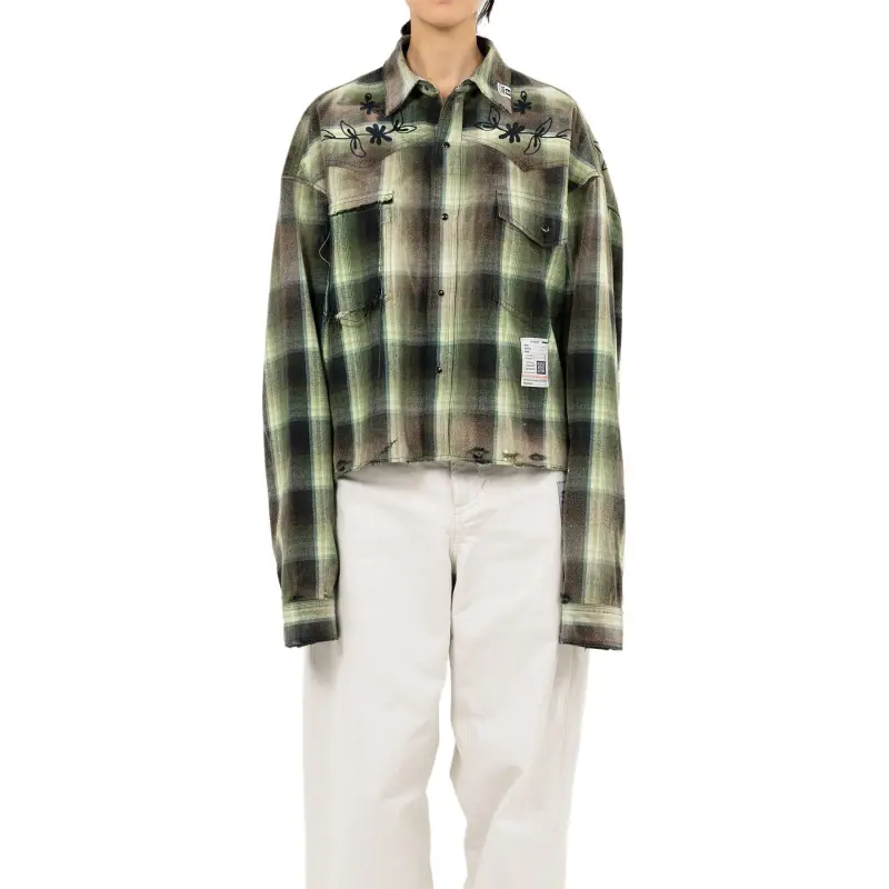 Maison Mihara Yasuhiro SS25 Shirt Women's Green-2