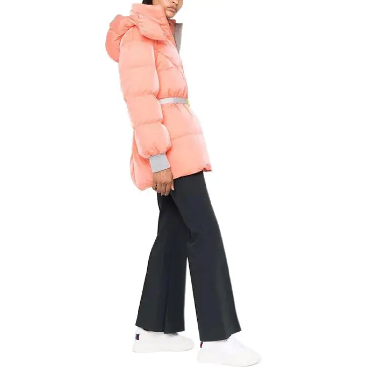 Stella McCartney Logo Patch Belted Puffer Jacket-3