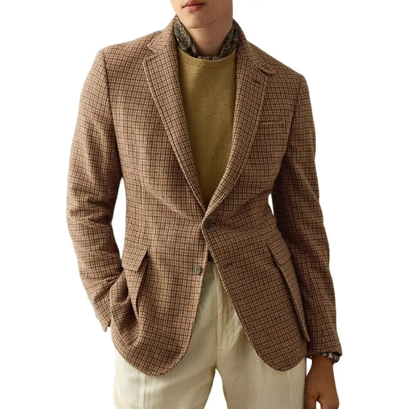 Ralph Lauren Purple Label Checked Single breasted Blazer-1