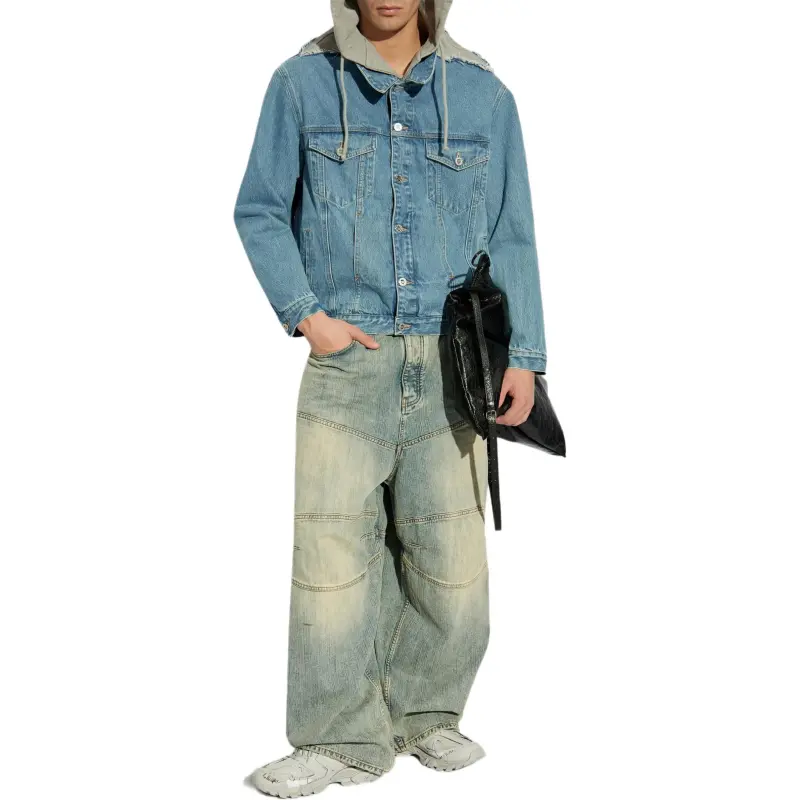 Vetements Deconstructed Hooded Denim Jacket-2