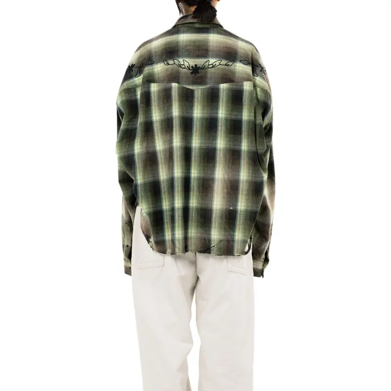 Maison Mihara Yasuhiro SS25 Shirt Women's Green-3