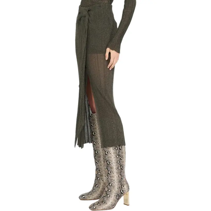 LIU·JO Knit Long Skirts Women's Dark Green-4