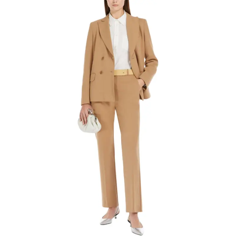 WEEKEND MaxMara Tanga Collection Casual Pants Women's Desert-1
