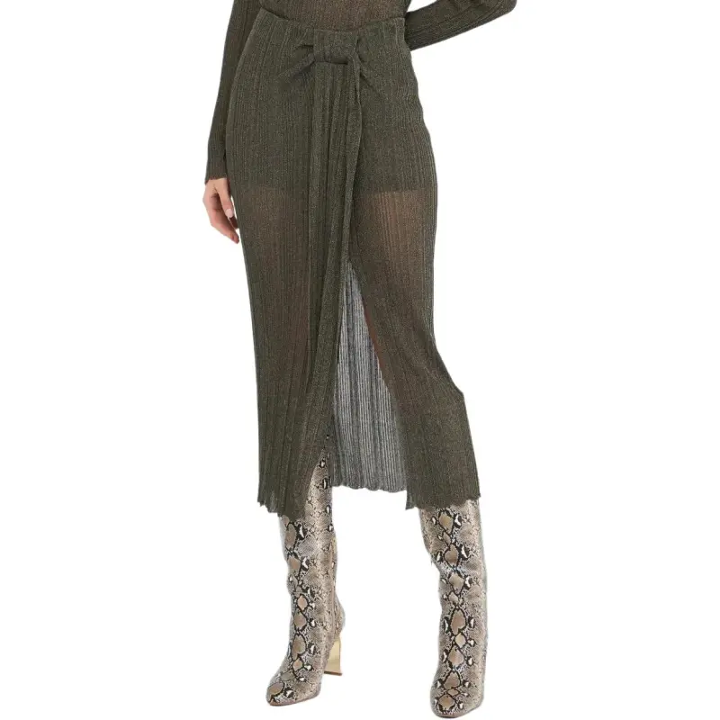 LIU·JO Knit Long Skirts Women's Dark Green-2