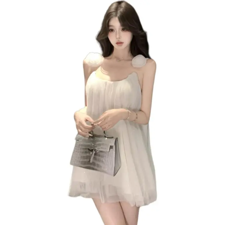 Dior Beauty Slip Dresses Women's White-1