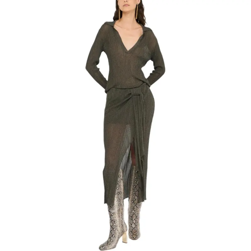 LIU·JO Knit Long Skirts Women's Dark Green-1