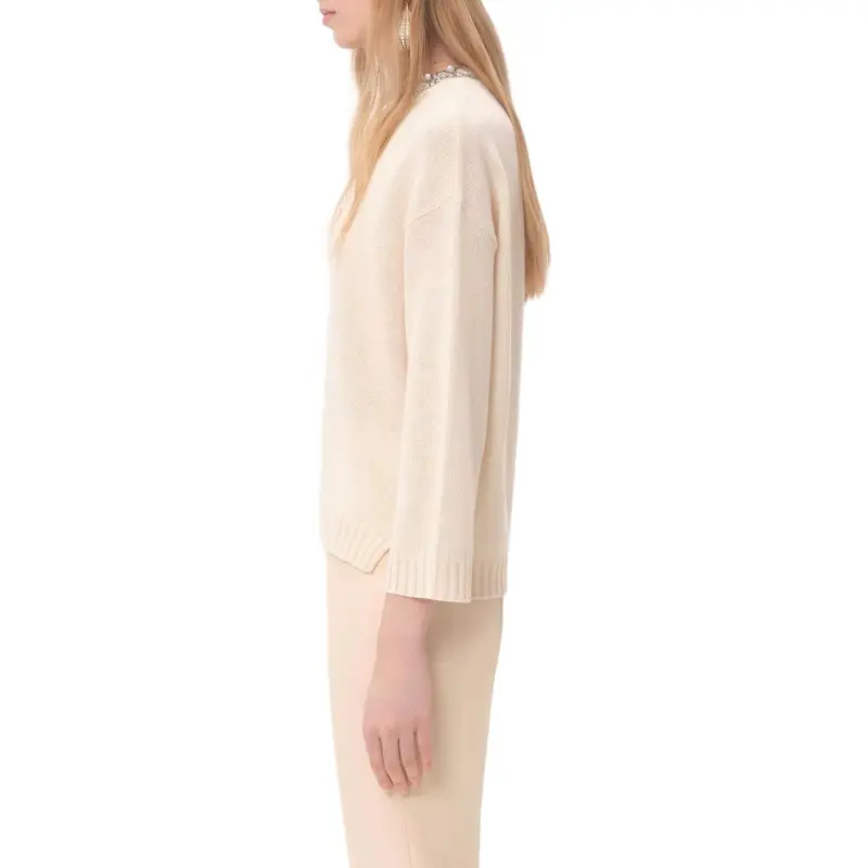 Valentino Embellished Long Sleeved Jumper-3