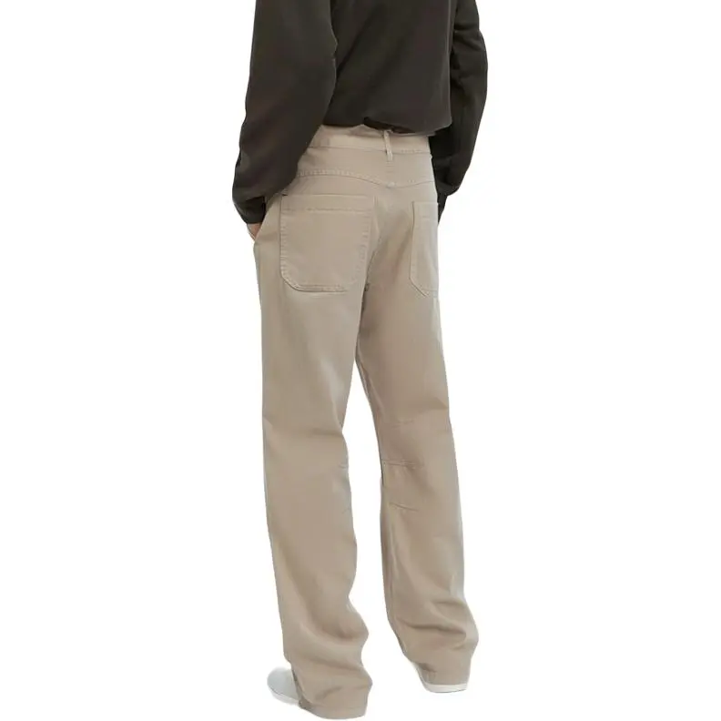 Lulifama Jeans Unisex Light Khaki-10