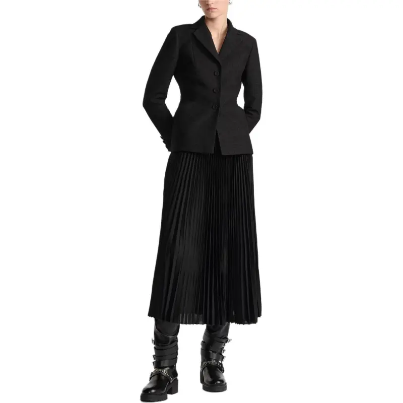 DIOR FW24 Business Suits Coats Women's Black-2