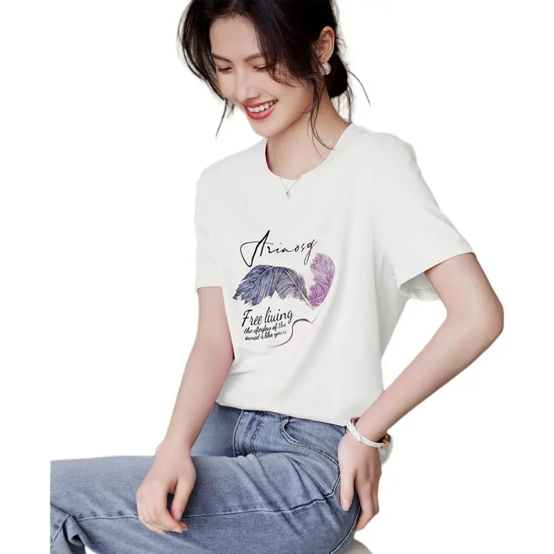 XWI T Shirts Women's White-0