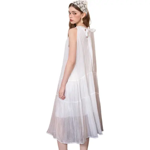 BANANA BABY Sleeveless Dress Women's White