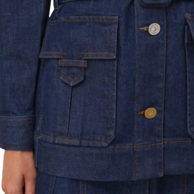 Zimmermann SS25 Denim Jacket Women's Ink-7