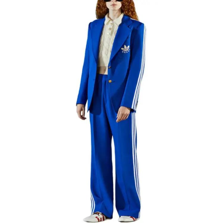GUCCI GUCCI X ADIDAS Collaboration Jacket Women's Royal Blue-2