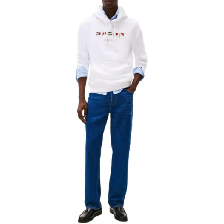 Tommy Hilfiger SS25 Sweatshirt Unisex White-1