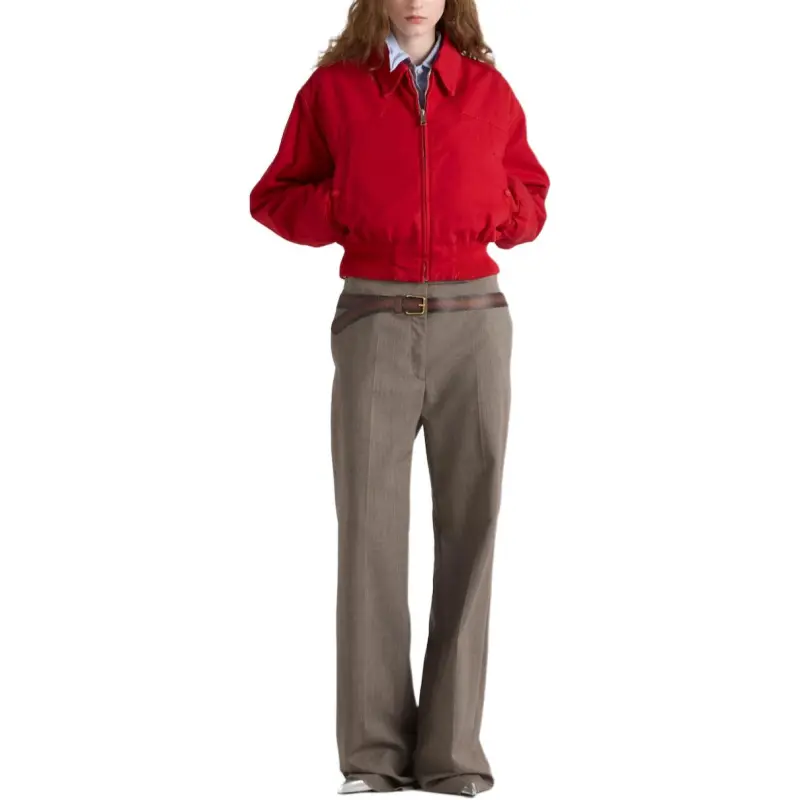 PRADA Jackets & Coats Women's Red-1
