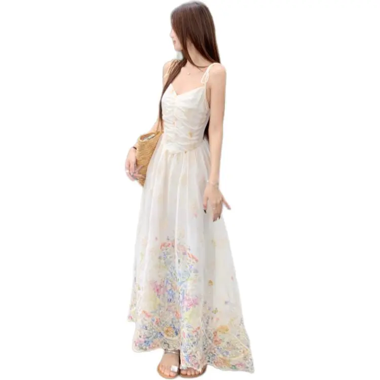 Mu Xiao Xin Slip Dresses Women's Dress-5