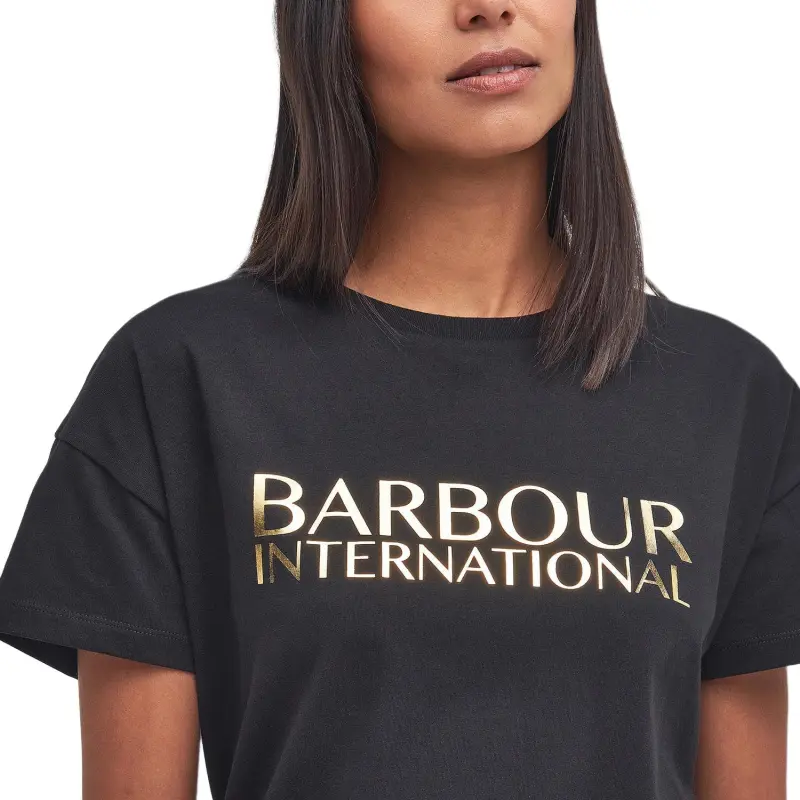 BARBOUR FW24 Short-Sleeved Dresses Women's Black-5
