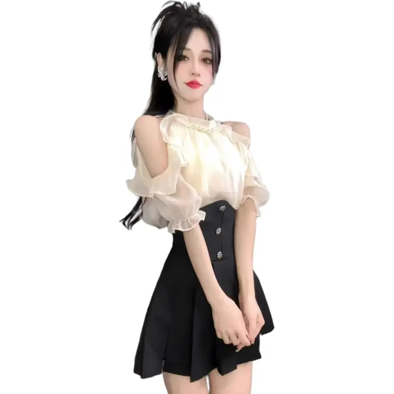 Dior Beauty Two Piece Skirt Sets Women's-4