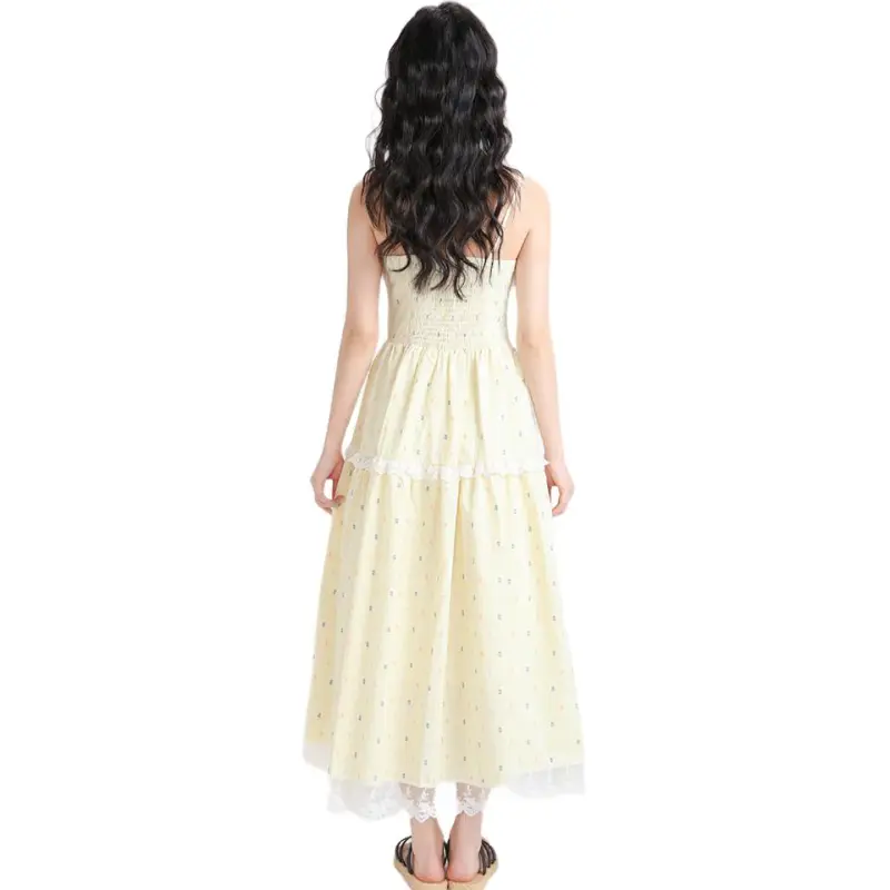 JECCI FIVE Slip Dresses Women's Light Yellow-2