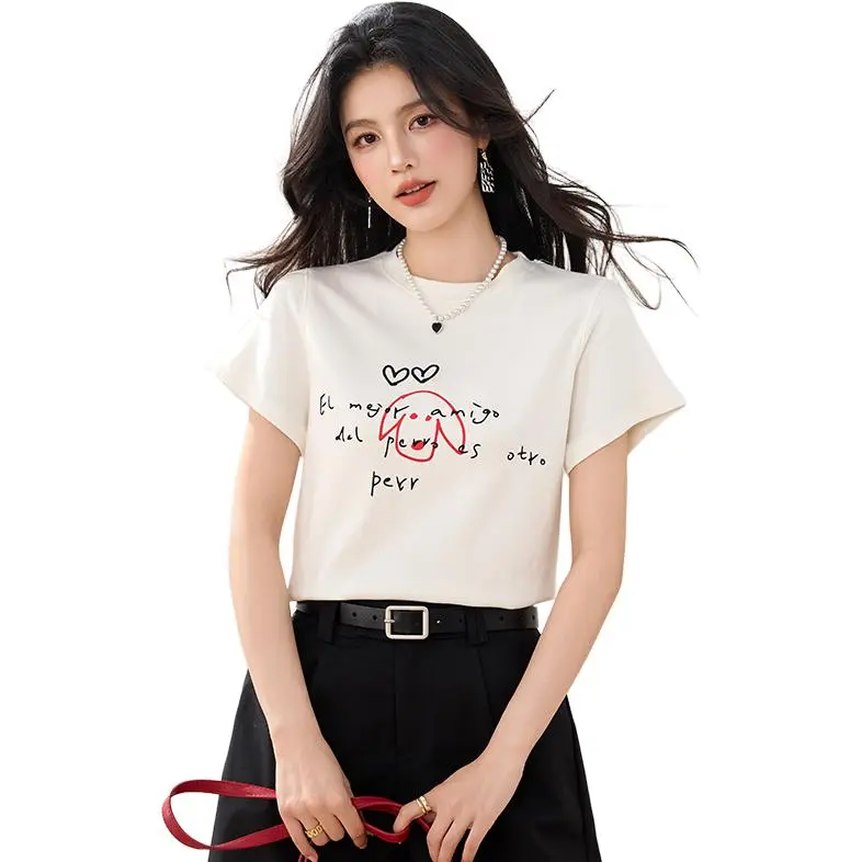La Chapelle Regular T Shirt Women's White-1