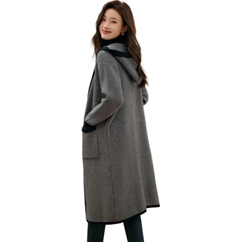 Mo Han Yi Mei Knitwear Women's Dark Gray-1