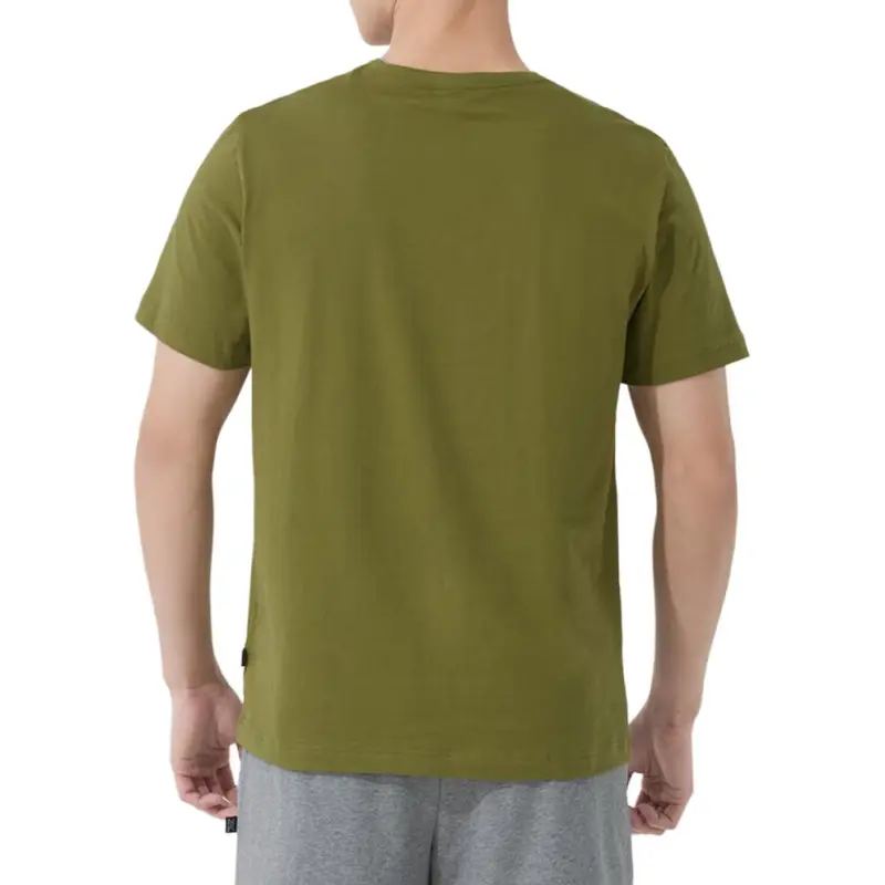 PUMA T Shirts Men Olive Green-3