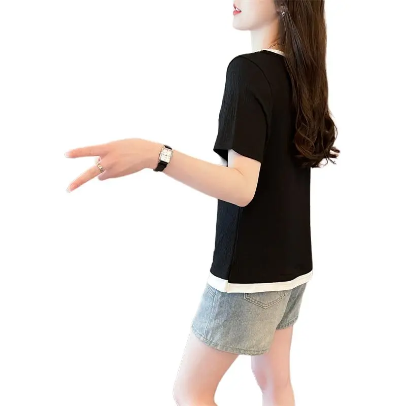GOSO Drop Shoulder Sleeve T Shirt Women's-1