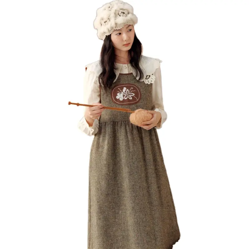 ZIHAN Sleeveless Dress Women's Pasture Green-1