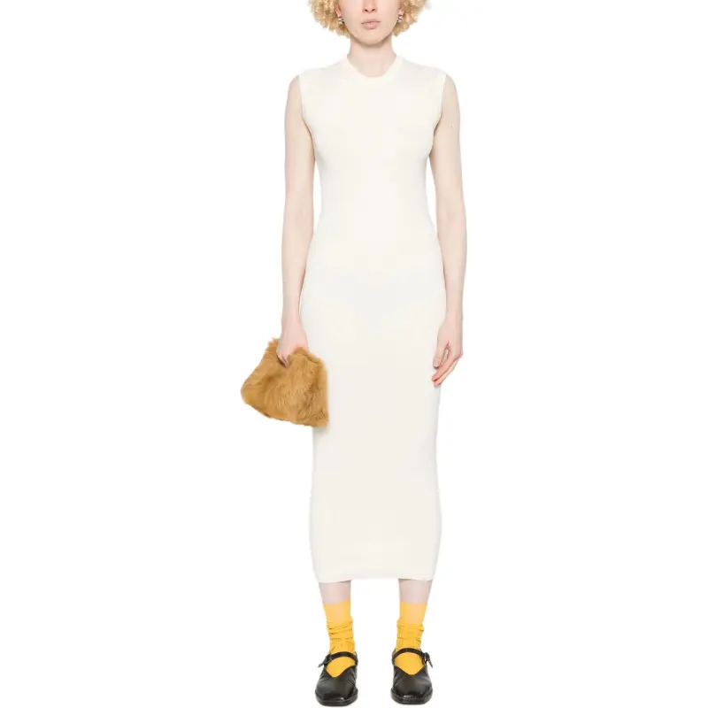 JIL SANDER Knitted Maxi Dress-1