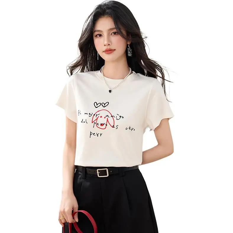 La Chapelle Regular T Shirt Women's White-2