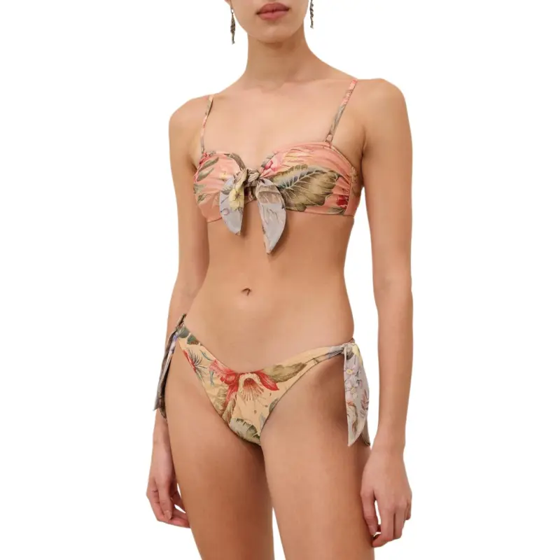 Zimmermann Floral Print Bikini Top-1