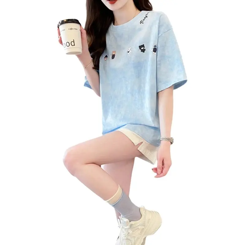 KAISER Drop Shoulder Sleeve T Shirt Women's-2