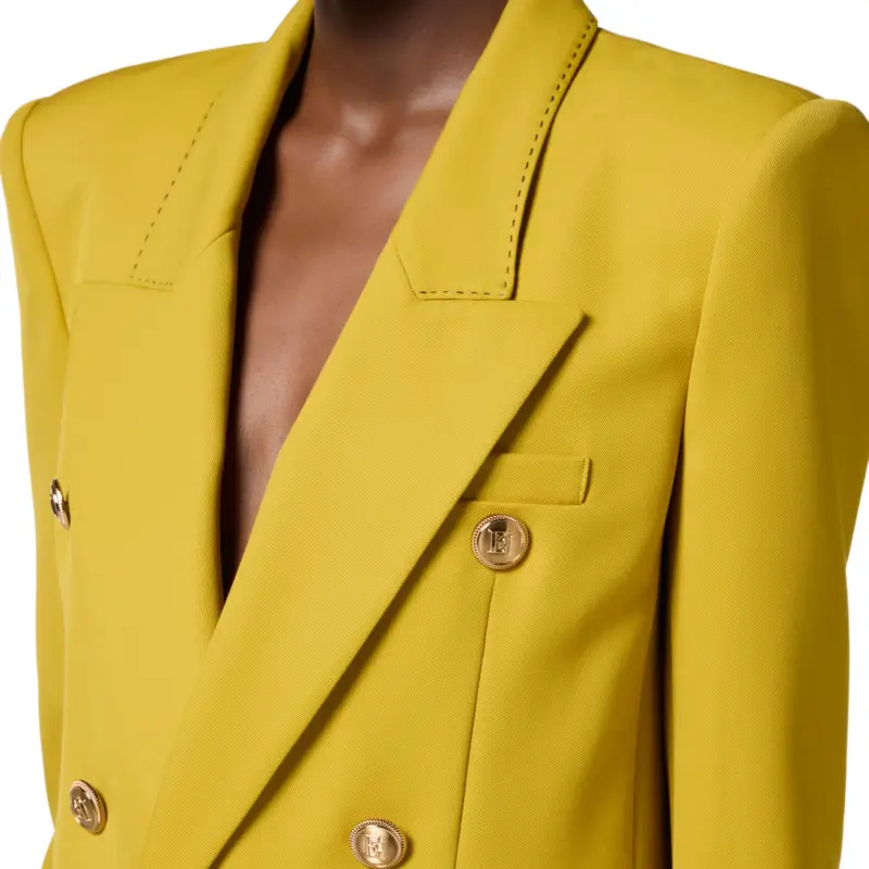 Elisabetta Franchi Contrast Topstitched Cool Jacket-5