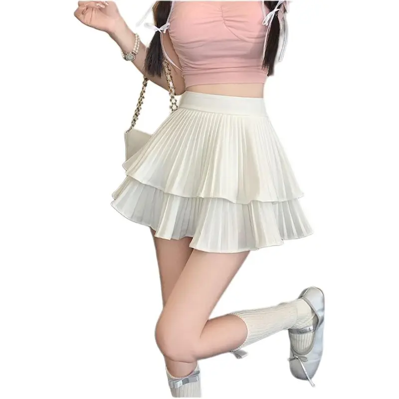 Mu Xiao Xin Casual Short Skirts Women's Black-6