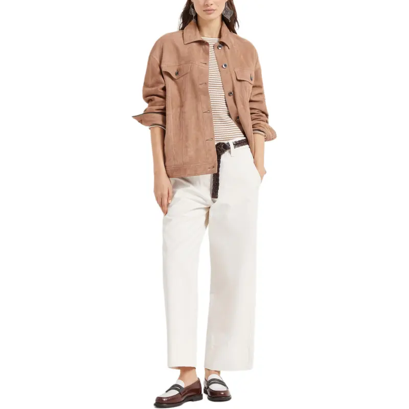 Brunello Cucinelli Sparkling Striped Lightweight Jumper-4