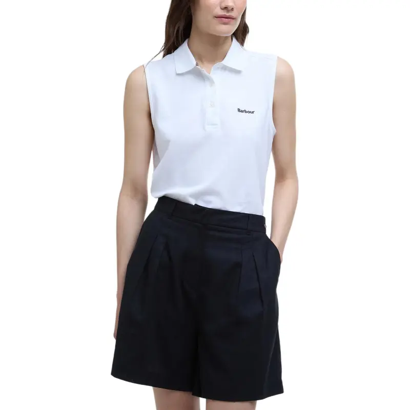 BARBOUR Polo Shirt Women's White-2