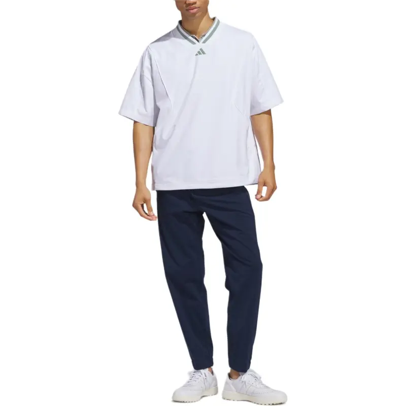 Adidas Free Shipping With AdiClub Beyond Short Sleeve Layer Pullover-4