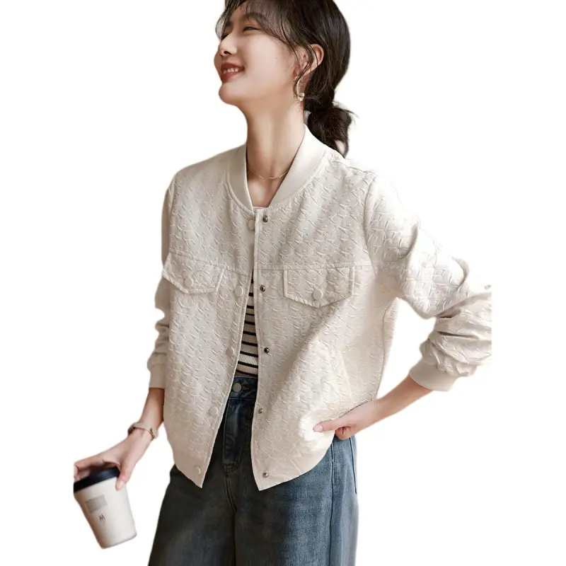 XWI Baseball Jacket Women's Ecru-3