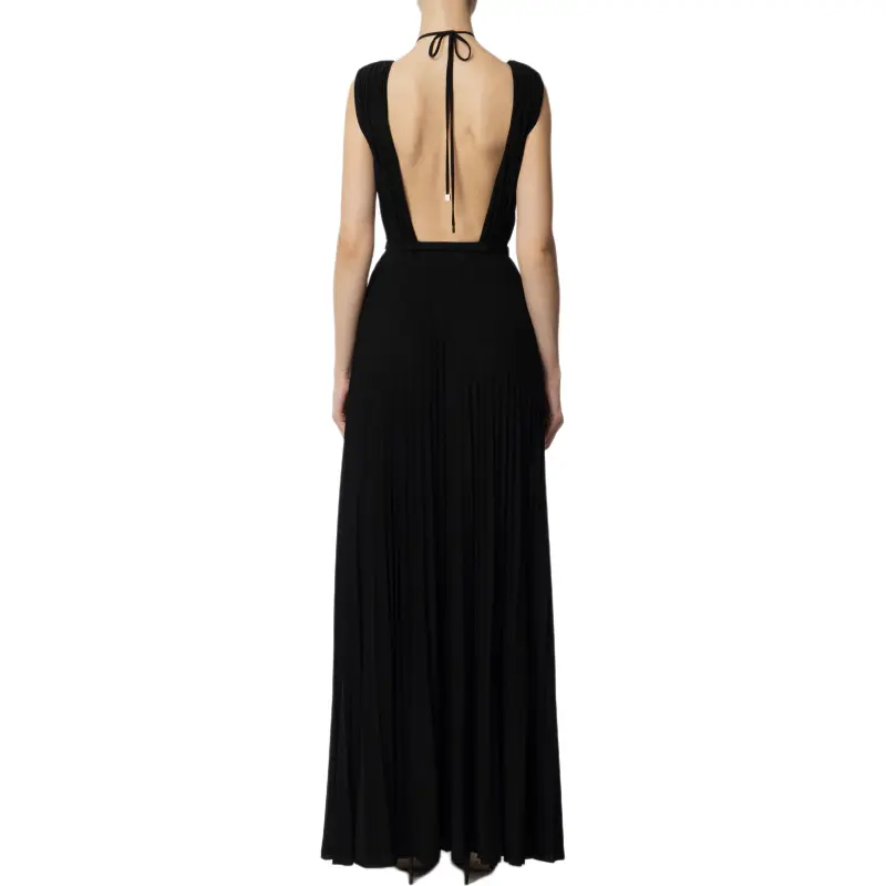 Elisabetta Franchi Belted Lurex Gown-1