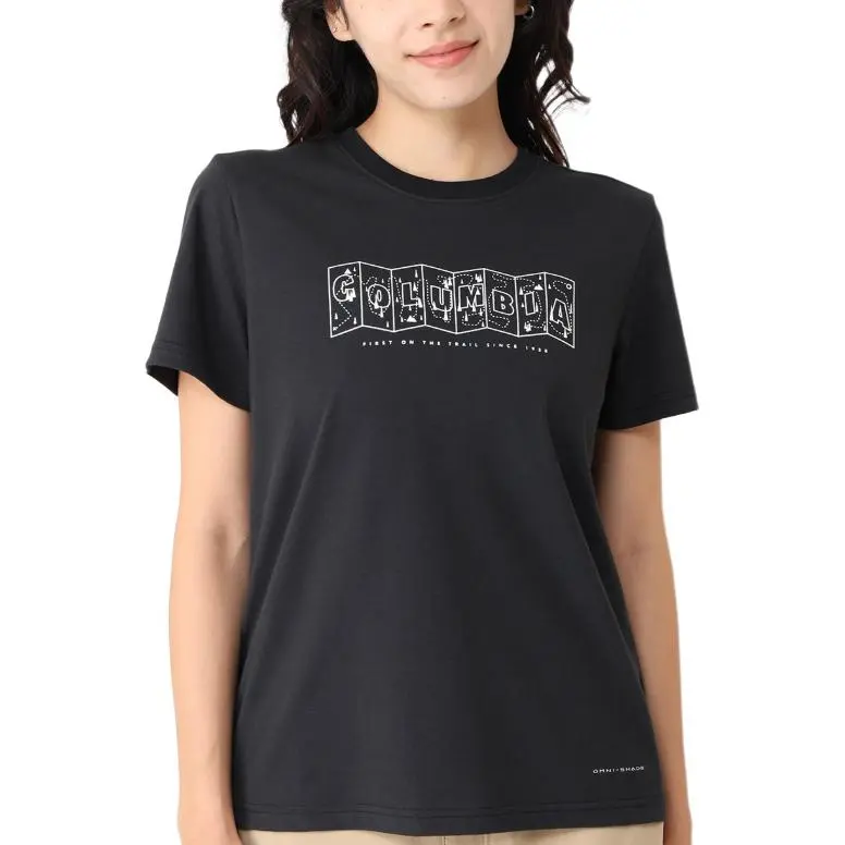 Columbia Regular T Shirt Women's Black-2