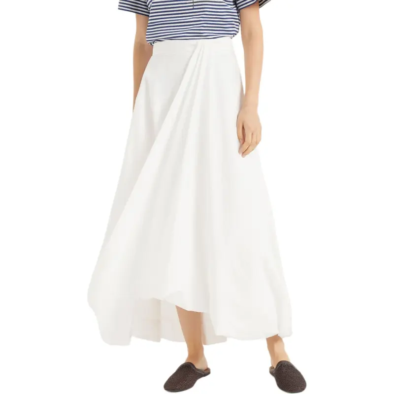 Brunello Cucinelli Draped Bubble Hem Skirt-2