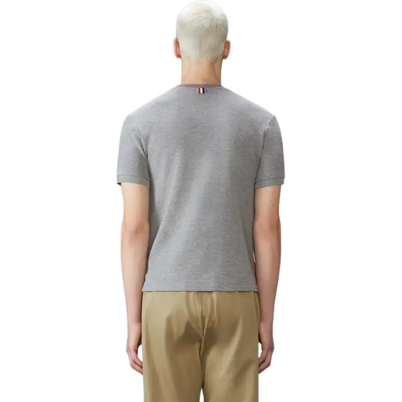 THOM BROWNE RWB stripe Cotton T shirt-1