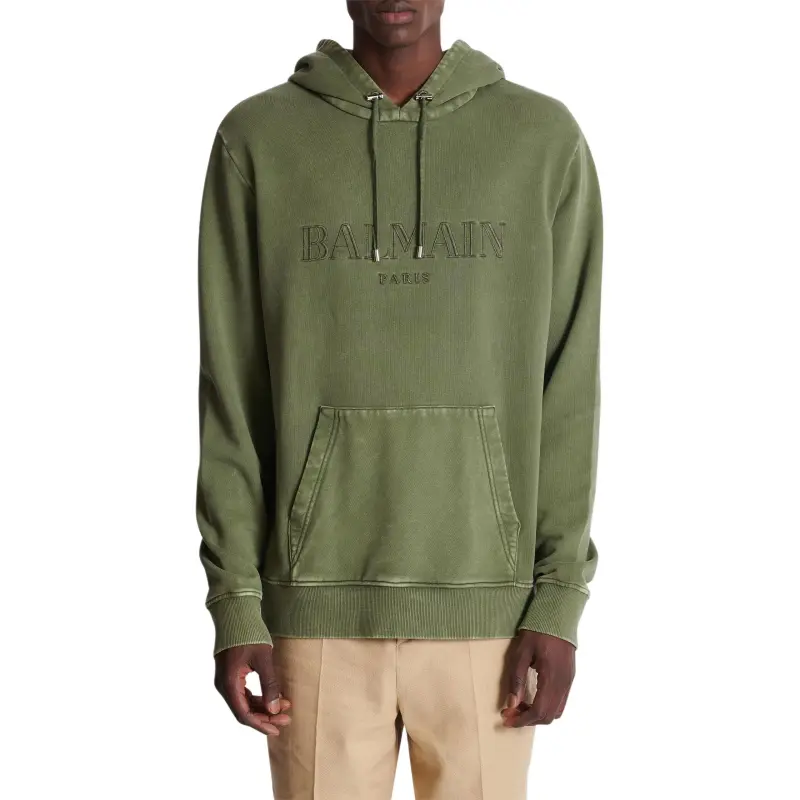 BALMAIN Sweatshirts Men Green-1